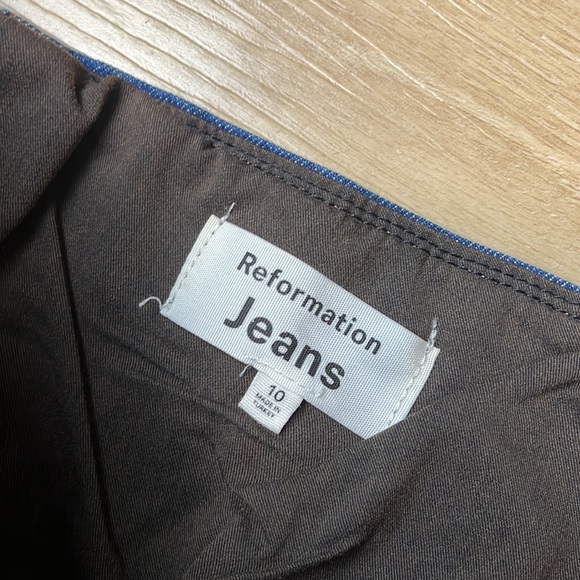 Reformation Blue Nikki Strapless Bustier Denim Mini Dress, SIZE 10 1155 - Picture 7 of 8